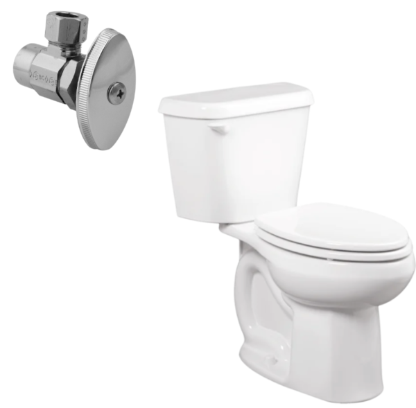 Owner-Supplied Toilet - Installation with New Shut-Off Valve & Supply Line Add-On Pricing